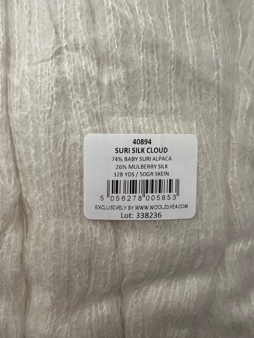 10 skeins Suri Silk Cloud from W2D4